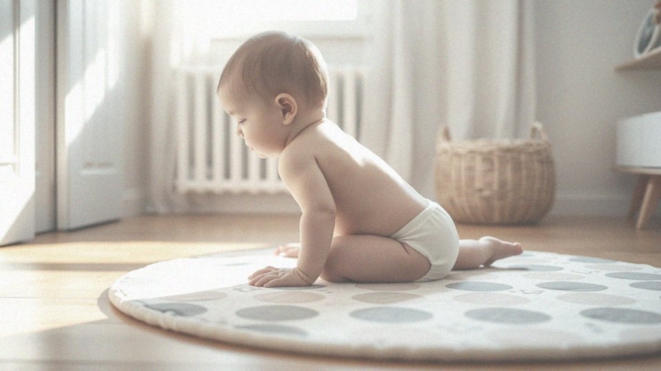 Kiedy dziecko osiąga symetryczny podpór na przedramionach?