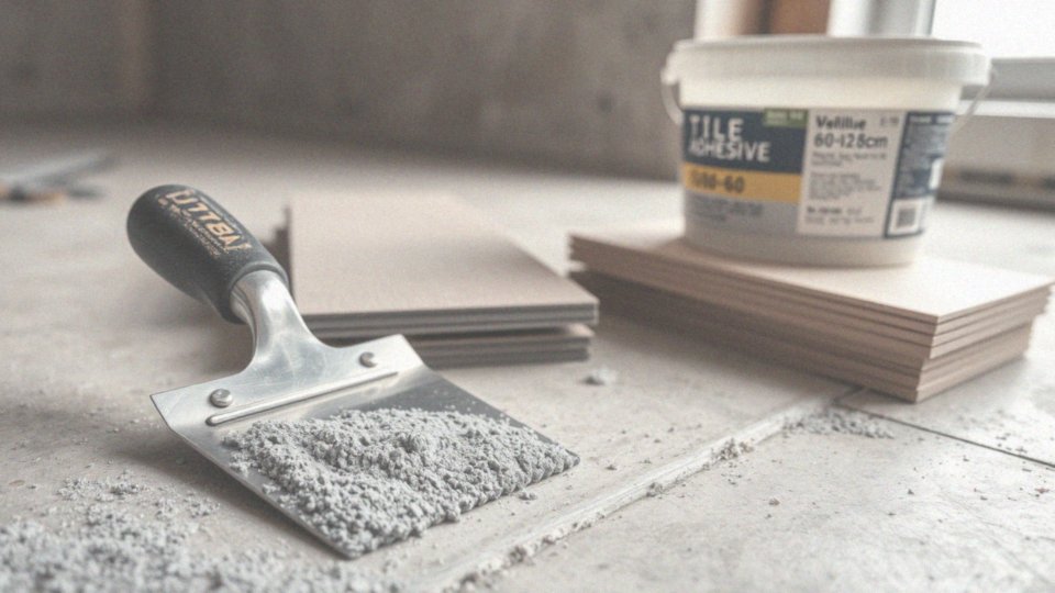 Jaką wysokość zębów powinien mieć grzebień do płytek 60x60?