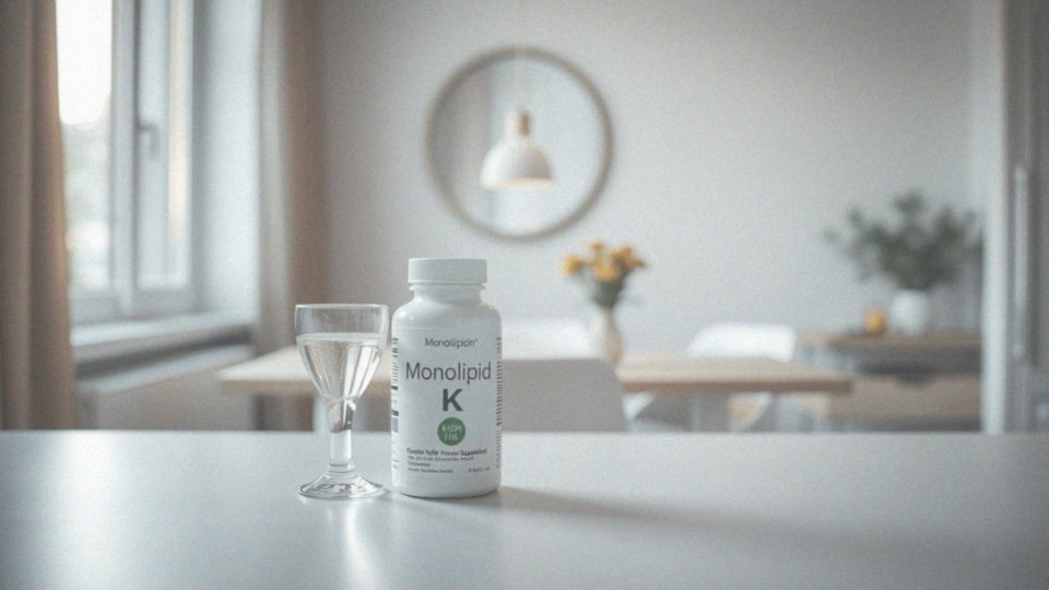 Kiedy najlepiej przyjmować Monolipid K?