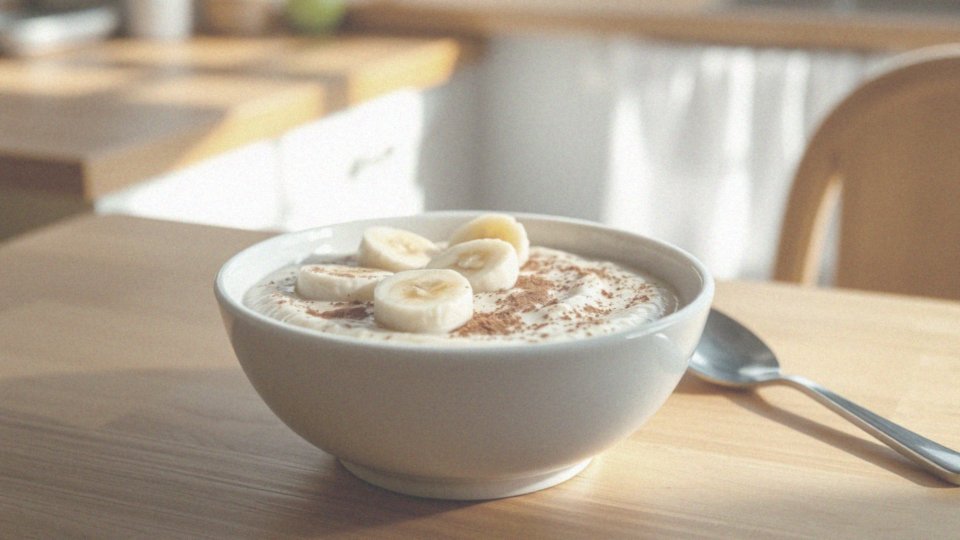 W jaki sposób kasza manna może być podana z bananem i kakao?